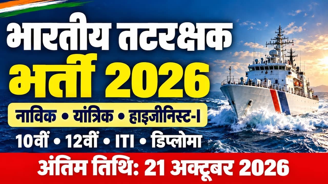 Indian Coast Guard Recruitment 2026