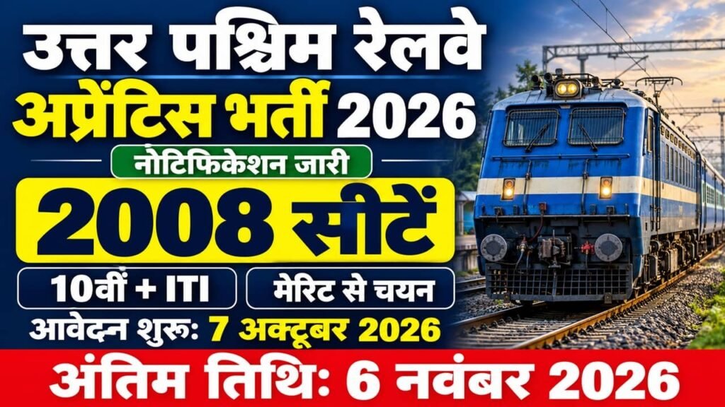 RRC NWR Apprentice Recruitment 2026